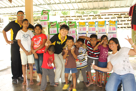 Visiting Orphanage at Tara Bhavan Home 2012