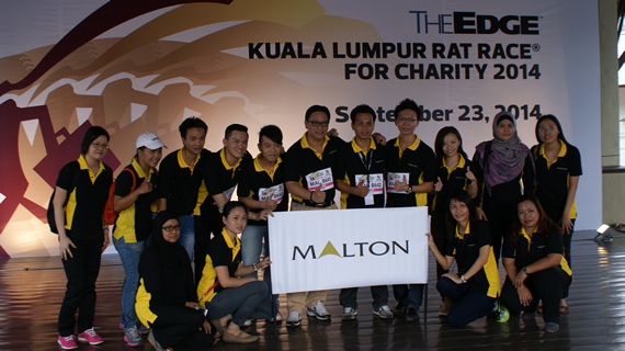 Malton Staff at The Edge Kuala Lumpur Rat Race 2014