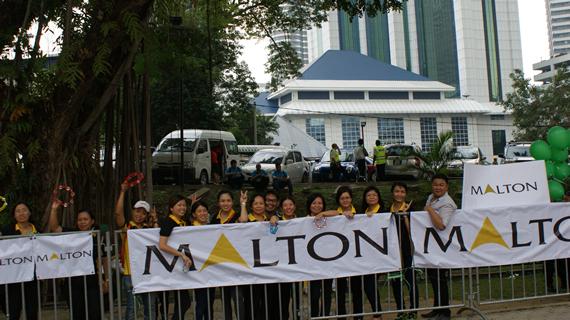 Malton Staff at The Edge Kuala Lumpur Rat Race 2014